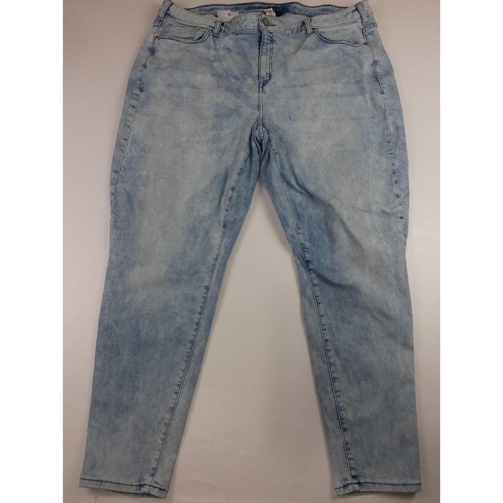 LANE BRYANT SKINNY ACID WASH JEANS SZ  24R